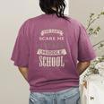You Cant Scare Me I Teach Middle School Teacher Women's Comfort Colors T-Shirt Back Print Berry You Cant Scare Me I Teach Middle School Teacher Women's Comfort Colors T-Shirt Back Print Berry