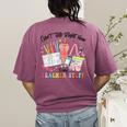 Can't Talk Right Now Doing Teacher Stuff Teacher Stuff Women's Comfort Colors T-Shirt Back Print Berry Can't Talk Right Now Doing Teacher Stuff Teacher Stuff Women's Comfort Colors T-Shirt Back Print Berry