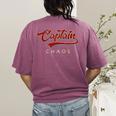 Captain Chaos Shirt For Parent Teacher Or Crazy Child Women's Comfort Colors T-Shirt Back Print Berry Captain Chaos Shirt For Parent Teacher Or Crazy Child Women's Comfort Colors T-Shirt Back Print Berry