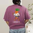 Carrate Karate Carrot Student Teacher Trainee Trainor Women's Comfort Colors T-Shirt Back Print Berry Carrate Karate Carrot Student Teacher Trainee Trainor Women's Comfort Colors T-Shirt Back Print Berry