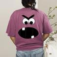 Carrot Teacher Matching Halloween Costume Women's Comfort Colors T-Shirt Back Print Berry