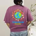 Celebrate Diversity Everyday Teachers & School Student Women's Comfort Colors T-Shirt Back Print Berry Celebrate Diversity Everyday Teachers & School Student Women's Comfort Colors T-Shirt Back Print Berry