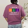 Chemisty Science Teacher Periodic Table Halloween Women's Comfort Colors T-Shirt Back Print Berry Chemisty Science Teacher Periodic Table Halloween Women's Comfort Colors T-Shirt Back Print Berry