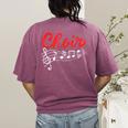 Choir Chorister Choir Teacher Choir Director Women's Comfort Colors T-Shirt Back Print Berry Choir Chorister Choir Teacher Choir Director Women's Comfort Colors T-Shirt Back Print Berry
