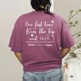 Choreographer Dance Teacher One Last Time From The Top Women's Comfort Colors T-Shirt Back Print Berry Choreographer Dance Teacher One Last Time From The Top Women's Comfort Colors T-Shirt Back Print Berry