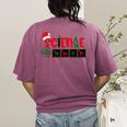Christmas Science Teacher Santa Educator Chemical Elements Women's Comfort Colors T-Shirt Back Print Berry Christmas Science Teacher Santa Educator Chemical Elements Women's Comfort Colors T-Shirt Back Print Berry