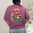 Christmas Sped Teacher Tis The Season For Inclusion Women Women's Comfort Colors T-Shirt Back Print Berry Christmas Sped Teacher Tis The Season For Inclusion Women Women's Comfort Colors T-Shirt Back Print Berry