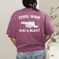 Civil War It Was A Blast History Teacher T-Shirt Women's Comfort Colors T-Shirt Back Print Berry Civil War It Was A Blast History Teacher T-Shirt Women's Comfort Colors T-Shirt Back Print Berry