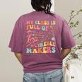 My Class Is Full Of Treble Makers Funny Music Teacher Groovy Men Women Girls Kids Women's Comfort Colors T-Shirt Back Print Berry My Class Is Full Of Treble Makers Funny Music Teacher Groovy Men Women Girls Kids Women's Comfort Colors T-Shirt Back Print Berry