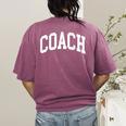 Coach Trainer Instructor Teacher Women's Comfort Colors T-Shirt Back Print Berry Coach Trainer Instructor Teacher Women's Comfort Colors T-Shirt Back Print Berry