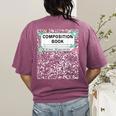 Composition Book Notebook Teachers Matching Group Halloween Women's Comfort Colors T-Shirt Back Print Berry Composition Book Notebook Teachers Matching Group Halloween Women's Comfort Colors T-Shirt Back Print Berry