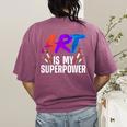 Cool Art For Men Women Art Teacher Artist Painter Superpower Women's Comfort Colors T-Shirt Back Print Berry