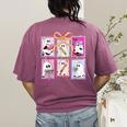 Coquette Bow Spooky Teacher Ghost Halloween Trick Or Teach Women's Comfort Colors T-Shirt Back Print Berry Coquette Bow Spooky Teacher Ghost Halloween Trick Or Teach Women's Comfort Colors T-Shirt Back Print Berry