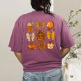 Coquette Teach Teacher Bows Thanksgiving Turkey Fall Autumn Women's Comfort Colors T-Shirt Back Print Berry Coquette Teach Teacher Bows Thanksgiving Turkey Fall Autumn Women's Comfort Colors T-Shirt Back Print Berry