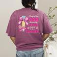 Created By God Called To Teacher Jesus Christian Teacher Women's Comfort Colors T-Shirt Back Print Berry