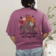 Cultivando Bilingues Dual Language Crew Bilingual Teacher Men Women Girls Kids Women's Comfort Colors T-Shirt Back Print Berry Cultivando Bilingues Dual Language Crew Bilingual Teacher Men Women Girls Kids Women's Comfort Colors T-Shirt Back Print Berry