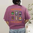 Cute Halloween Teacher Women's Comfort Colors T-Shirt Back Print Berry Cute Halloween Teacher Women's Comfort Colors T-Shirt Back Print Berry