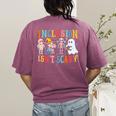 Cute Inclusion Isn't Scary Teacher Skeleton Ghost Halloween Women's Comfort Colors T-Shirt Back Print Berry Cute Inclusion Isn't Scary Teacher Skeleton Ghost Halloween Women's Comfort Colors T-Shirt Back Print Berry