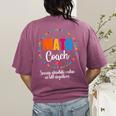 Cute Math Coach Teacher Mathematical Nerd School Women's Comfort Colors T-Shirt Back Print Berry Cute Math Coach Teacher Mathematical Nerd School Women's Comfort Colors T-Shirt Back Print Berry