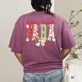 Cute Santas Favorite Para Christmas Paraprofessional Teacher Women's Comfort Colors T-Shirt Back Print Berry Cute Santas Favorite Para Christmas Paraprofessional Teacher Women's Comfort Colors T-Shirt Back Print Berry