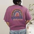Cute Special Education Leopard Print SPED Teacher Idea Women's Comfort Colors T-Shirt Back Print Berry Cute Special Education Leopard Print SPED Teacher Idea Women's Comfort Colors T-Shirt Back Print Berry