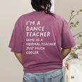 Dance Teacher Definition Women's Comfort Colors T-Shirt Back Print Berry