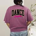 Dance Teacher Leopard Dancing Life Girls Women Dancer Women's Comfort Colors T-Shirt Back Print Berry Dance Teacher Leopard Dancing Life Girls Women Dancer Women's Comfort Colors T-Shirt Back Print Berry