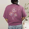 Dandelion Art Shirt For Artist Or Art Teacher Creative Art Women's Comfort Colors T-Shirt Back Print Berry