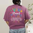 Daycare Provider Loving Kind Reliable Infant Room Teacher Women's Comfort Colors T-Shirt Back Print Berry Daycare Provider Loving Kind Reliable Infant Room Teacher Women's Comfort Colors T-Shirt Back Print Berry