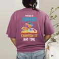 Daycare Provider Master Of Diapers Childcare Teacher Women's Comfort Colors T-Shirt Back Print Berry Daycare Provider Master Of Diapers Childcare Teacher Women's Comfort Colors T-Shirt Back Print Berry