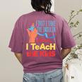 Diabetic Teacher Diabetes Awareness Insulin Blue Ribbon Women's Comfort Colors T-Shirt Back Print Berry Diabetic Teacher Diabetes Awareness Insulin Blue Ribbon Women's Comfort Colors T-Shirt Back Print Berry