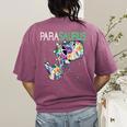 Dino Para Professional Teacher Collection T-Rex Dinosaur Paraeducator Assistant Teacher Women's Comfort Colors T-Shirt Back Print Berry Dino Para Professional Teacher Collection T-Rex Dinosaur Paraeducator Assistant Teacher Women's Comfort Colors T-Shirt Back Print Berry