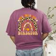 Director One Thankful Fall Teacher Women Life Women's Comfort Colors T-Shirt Back Print Berry Director One Thankful Fall Teacher Women Life Women's Comfort Colors T-Shirt Back Print Berry