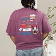 Disney Minnie Mouse Beautiful Day For Learning Teacher's Day Women's Comfort Colors T-Shirt Back Print Berry