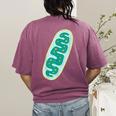 DIY Mitochondria Costume Biology Teacher Halloween Women's Comfort Colors T-Shirt Back Print Berry