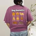 Dog Geometry Math Teacher Back To School STEM Humor Women's Comfort Colors T-Shirt Back Print Berry Dog Geometry Math Teacher Back To School STEM Humor Women's Comfort Colors T-Shirt Back Print Berry