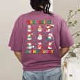 What Are We Doing Today PE Teacher Snowman Christmas Women's Comfort Colors T-Shirt Back Print Berry What Are We Doing Today PE Teacher Snowman Christmas Women's Comfort Colors T-Shirt Back Print Berry