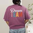 Dream Team Last Day Of School Back To School Teacher Kids Women's Comfort Colors T-Shirt Back Print Berry Dream Team Last Day Of School Back To School Teacher Kids Women's Comfort Colors T-Shirt Back Print Berry