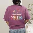 Dyslexia Teacher Awareness Dyslexic Dyslexics Dyslexia Women's Comfort Colors T-Shirt Back Print Berry