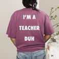 Easy Halloween Teacher Costume Shirt For Men Women Kids Women's Comfort Colors T-Shirt Back Print Berry