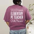 Elementary PE Teacher Tshirt Appreciation Women's Comfort Colors T-Shirt Back Print Berry Elementary PE Teacher Tshirt Appreciation Women's Comfort Colors T-Shirt Back Print Berry