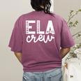 English Language Art Teacher Crew ELA Squad English Teacher Women's Comfort Colors T-Shirt Back Print Berry English Language Art Teacher Crew ELA Squad English Teacher Women's Comfort Colors T-Shirt Back Print Berry