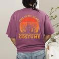 English Teacher Matching This Is My Scary Halloween Costume Women's Comfort Colors T-Shirt Back Print Berry English Teacher Matching This Is My Scary Halloween Costume Women's Comfort Colors T-Shirt Back Print Berry