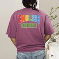 English Teacher Men Women Grammar Class English Teacher Women's Comfort Colors T-Shirt Back Print Berry English Teacher Men Women Grammar Class English Teacher Women's Comfort Colors T-Shirt Back Print Berry