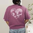 ESL Teacher ESOL Student Cute Heart Shape English Teacher Women's Comfort Colors T-Shirt Back Print Berry ESL Teacher ESOL Student Cute Heart Shape English Teacher Women's Comfort Colors T-Shirt Back Print Berry