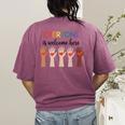 Everyone Is Welcome Here Idaho Teacher Women's Comfort Colors T-Shirt Back Print Berry Everyone Is Welcome Here Idaho Teacher Women's Comfort Colors T-Shirt Back Print Berry