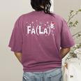 Fa La 8 Shirt Math Teacher Christmas Women's Comfort Colors T-Shirt Back Print Berry Fa La 8 Shirt Math Teacher Christmas Women's Comfort Colors T-Shirt Back Print Berry