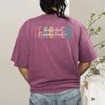 FACS Teacher Family And Consumer Science Teacher Women's Comfort Colors T-Shirt Back Print Berry FACS Teacher Family And Consumer Science Teacher Women's Comfort Colors T-Shirt Back Print Berry