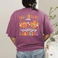 Fall In Love With Learning Autumn Fall Season Teacher Women's Comfort Colors T-Shirt Back Print Berry Fall In Love With Learning Autumn Fall Season Teacher Women's Comfort Colors T-Shirt Back Print Berry