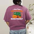Are You Fall O Ween Directions Halloween Teacher Retro Women's Comfort Colors T-Shirt Back Print Berry Are You Fall O Ween Directions Halloween Teacher Retro Women's Comfort Colors T-Shirt Back Print Berry